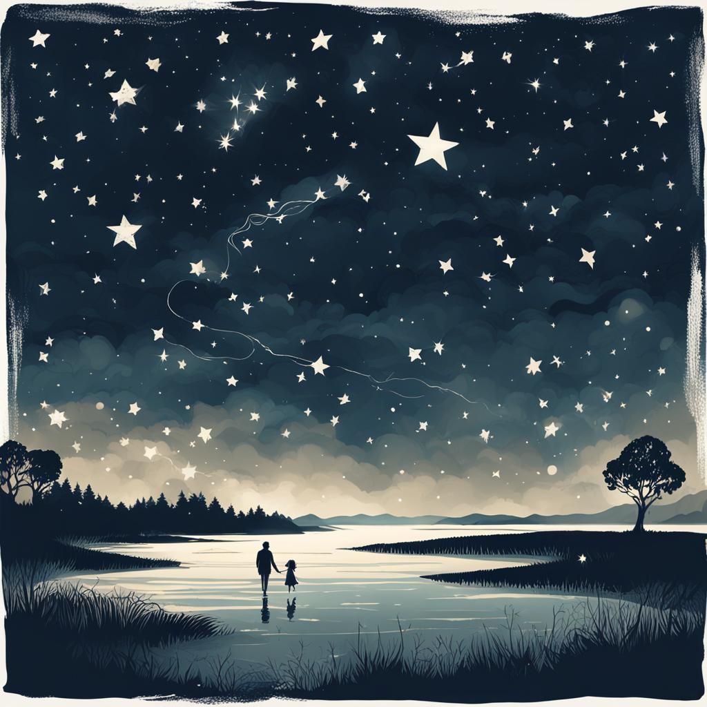 Chasing Stars Through the Night: A Surreal Dream