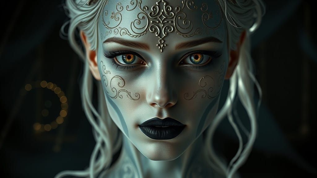 Ethereal Albino Goddess Reveals Ancient Mystical Secrets