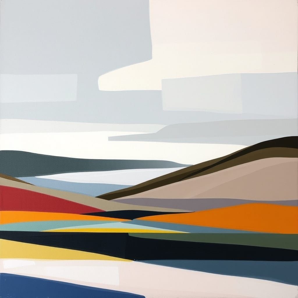 Modern Nordic Geometric Abstraction