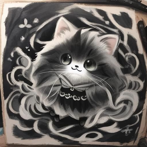 Cute Girl in Detailed Matte Fantasy Painting