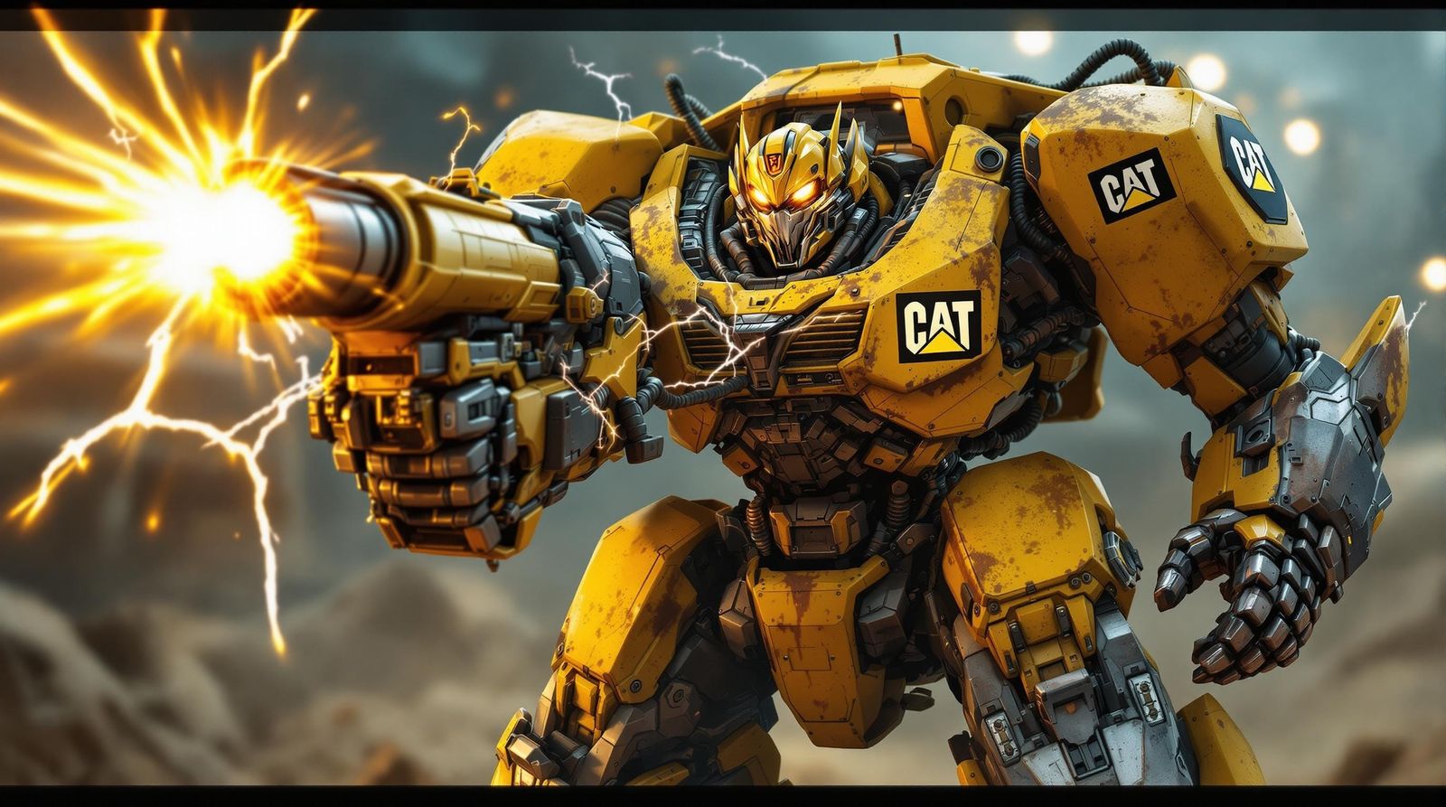 Excavator Autobot Trench in Crazed Excitement