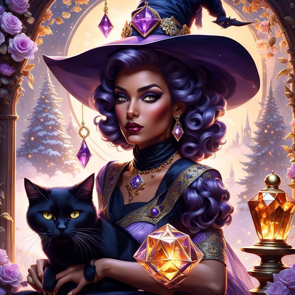 A beautiful witch