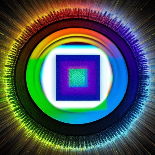 Intensely Bright Rainbow Luminosity Inspired by Albers