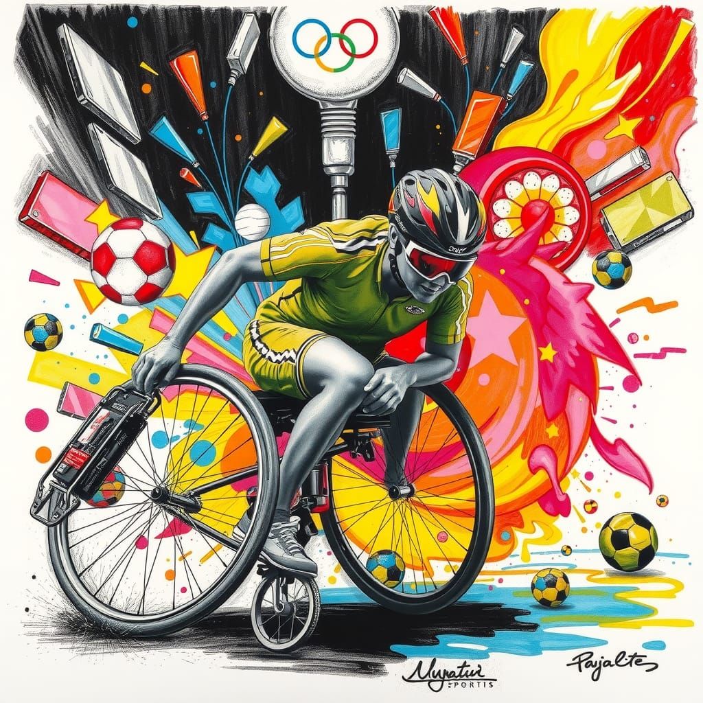 Pop Art: Breaking Barriers in Paralympic Sports