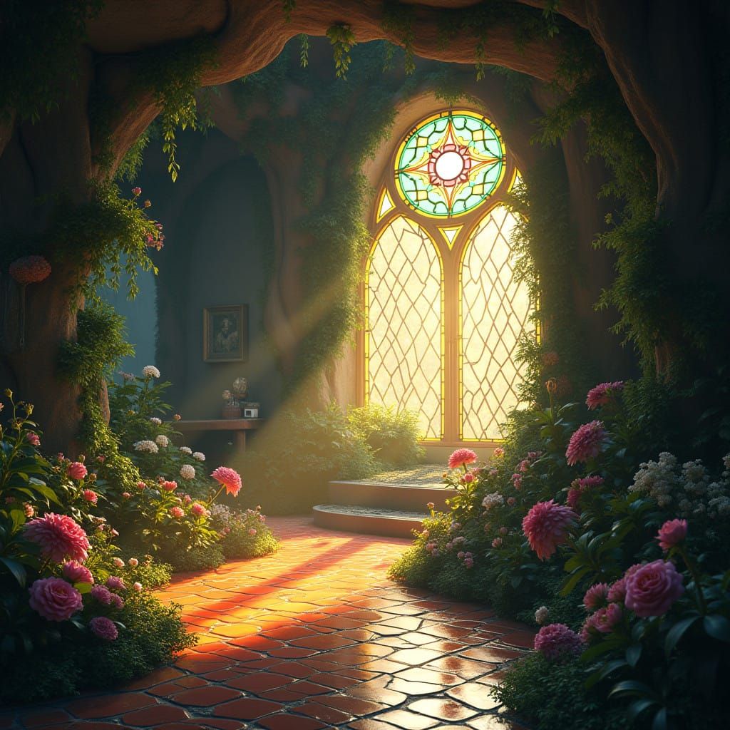 Serene Safe Haven in Vibrant Bloom