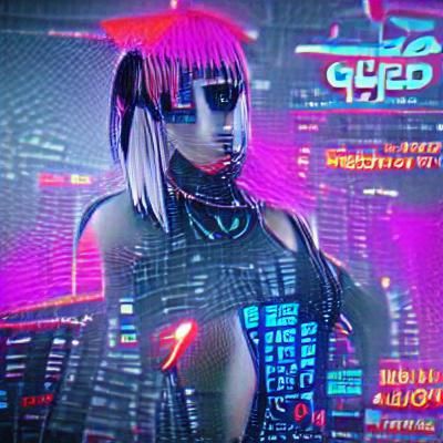 Cyberpunk Fashion Anime in Neon Style
