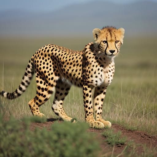 Cheetah in the Wild: A Majestic Portrait