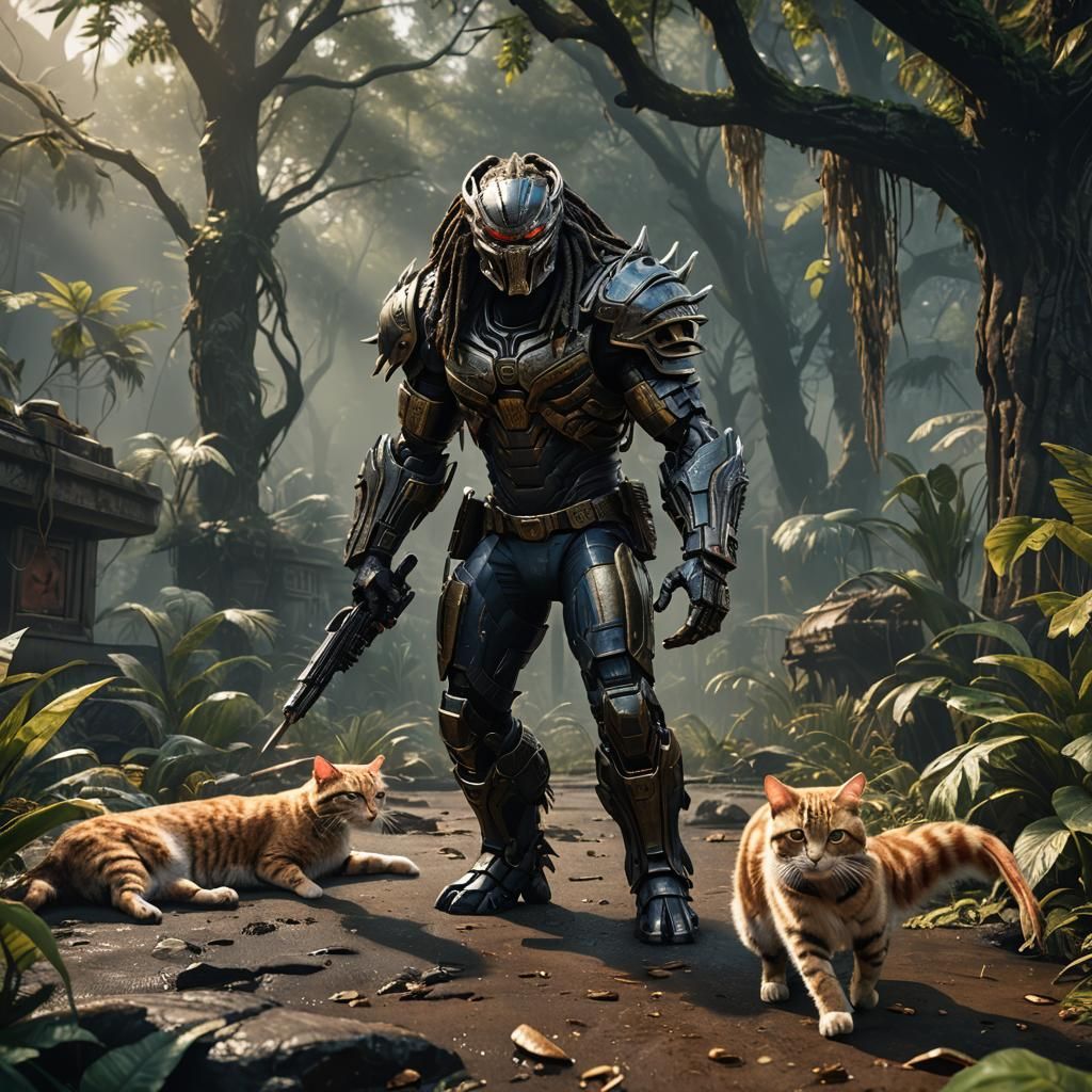 Predator's Grim Office Job: Witness to Cat Murder