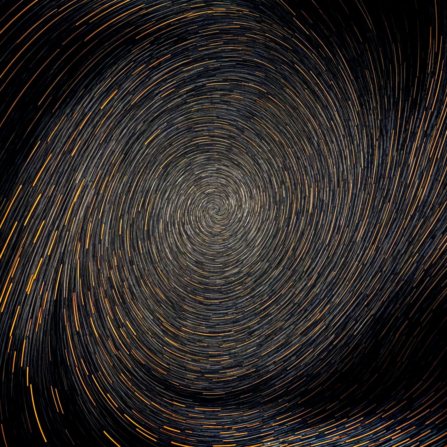 Disrupted Harmony in Vibrant Geometric Chaos