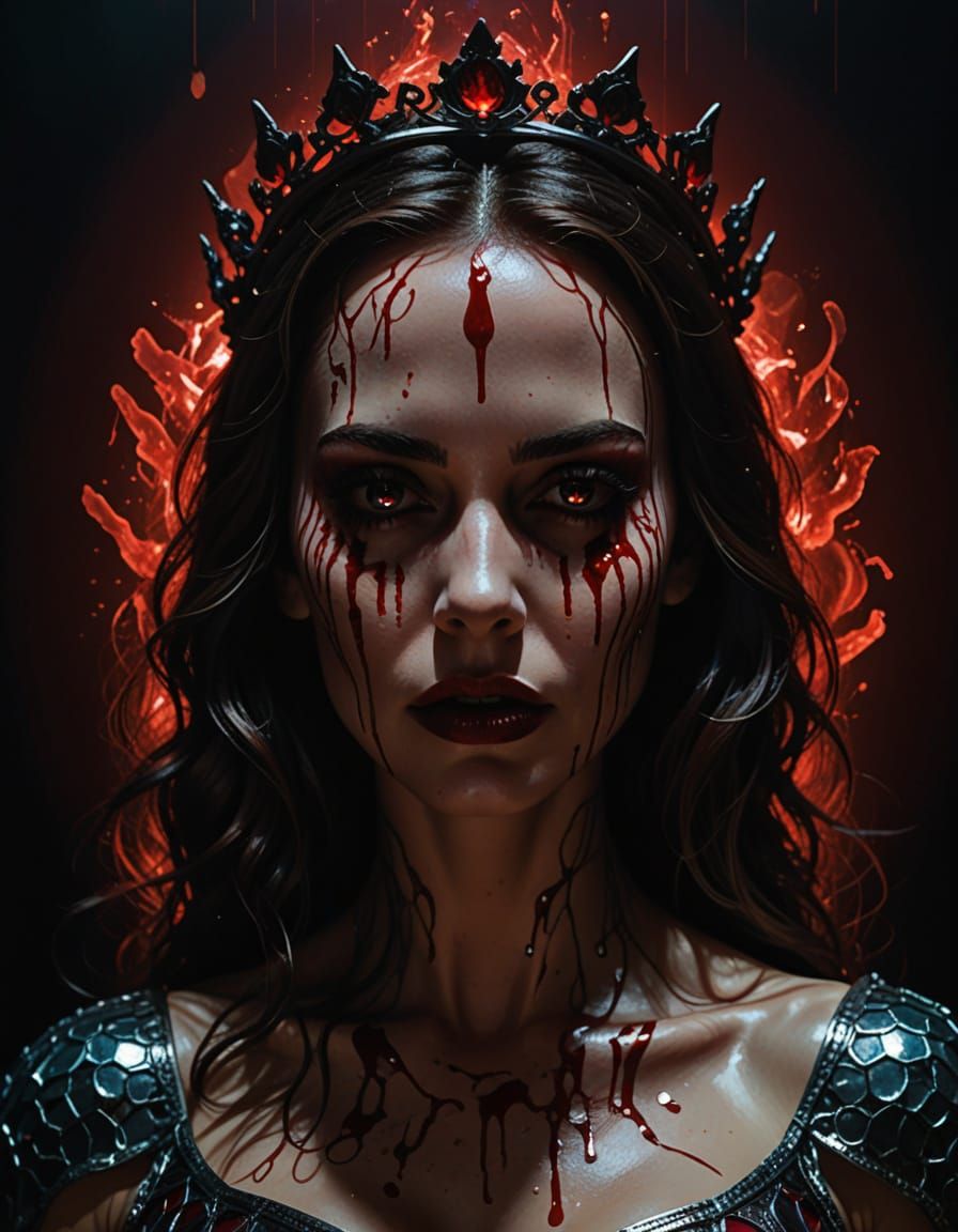 Amirah Adara Hologram Queen Movie Poster Art