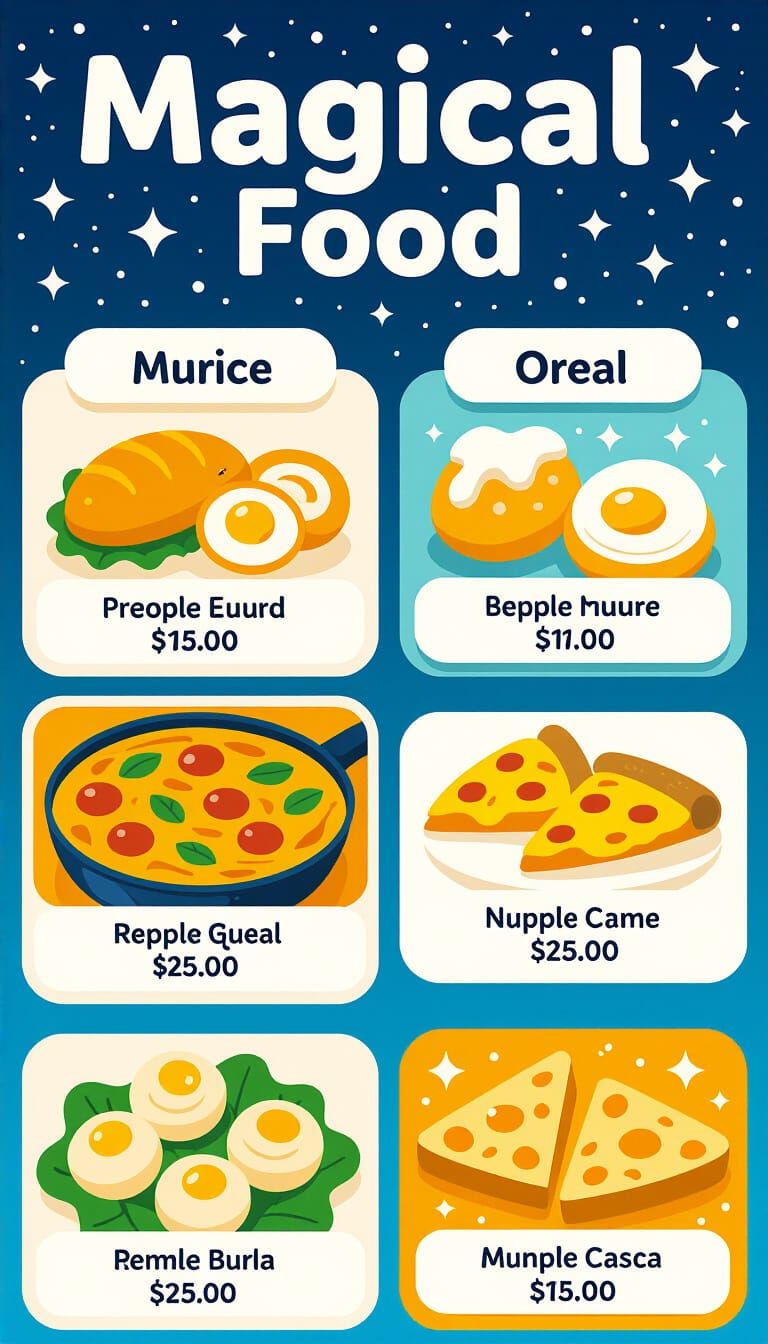 Enchanting Edibles: A Whimsical Food Fantasy