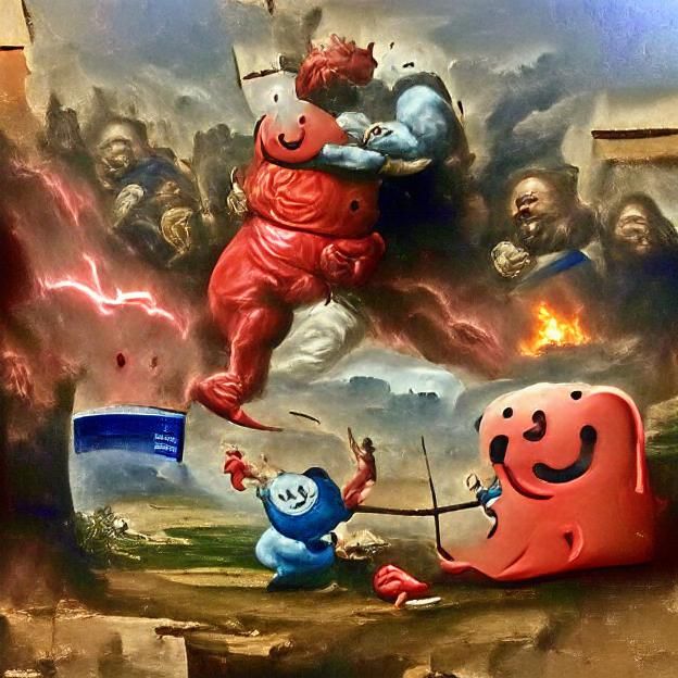 Kool-Aid Man's Apocalyptic Renaissance Battle