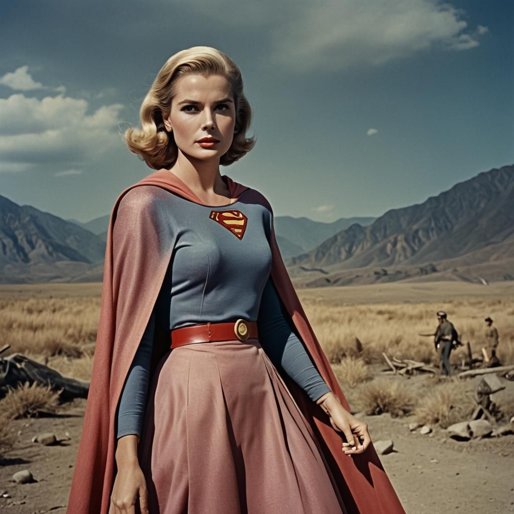 Grace Kelly as Supergirl in 1960s Film