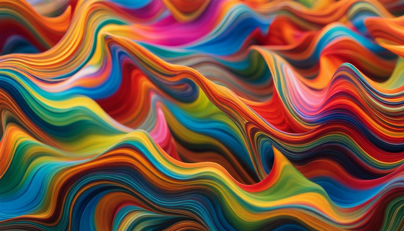 Abstract Expressionism: Swirling Star Cluster Close-up