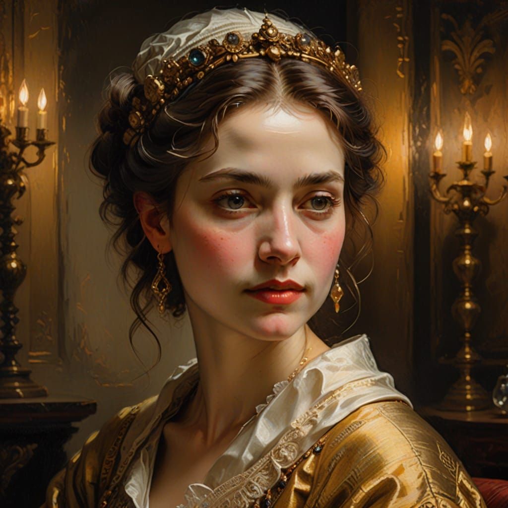 Elegant lady portrait