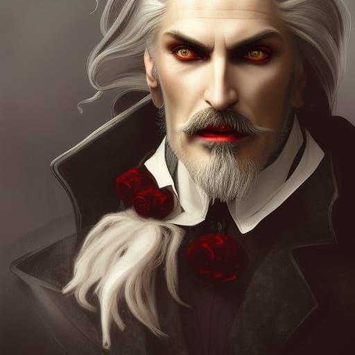 Detailed Portrait of Dracula Vlad Țepeș