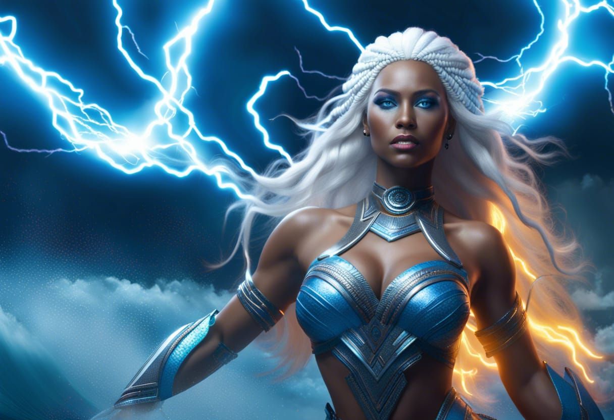 Melanesian Storm Goddess of Thunder and Sea