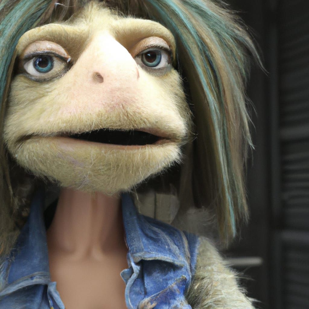 Jill Valentine as a Muppet in Stop Motion