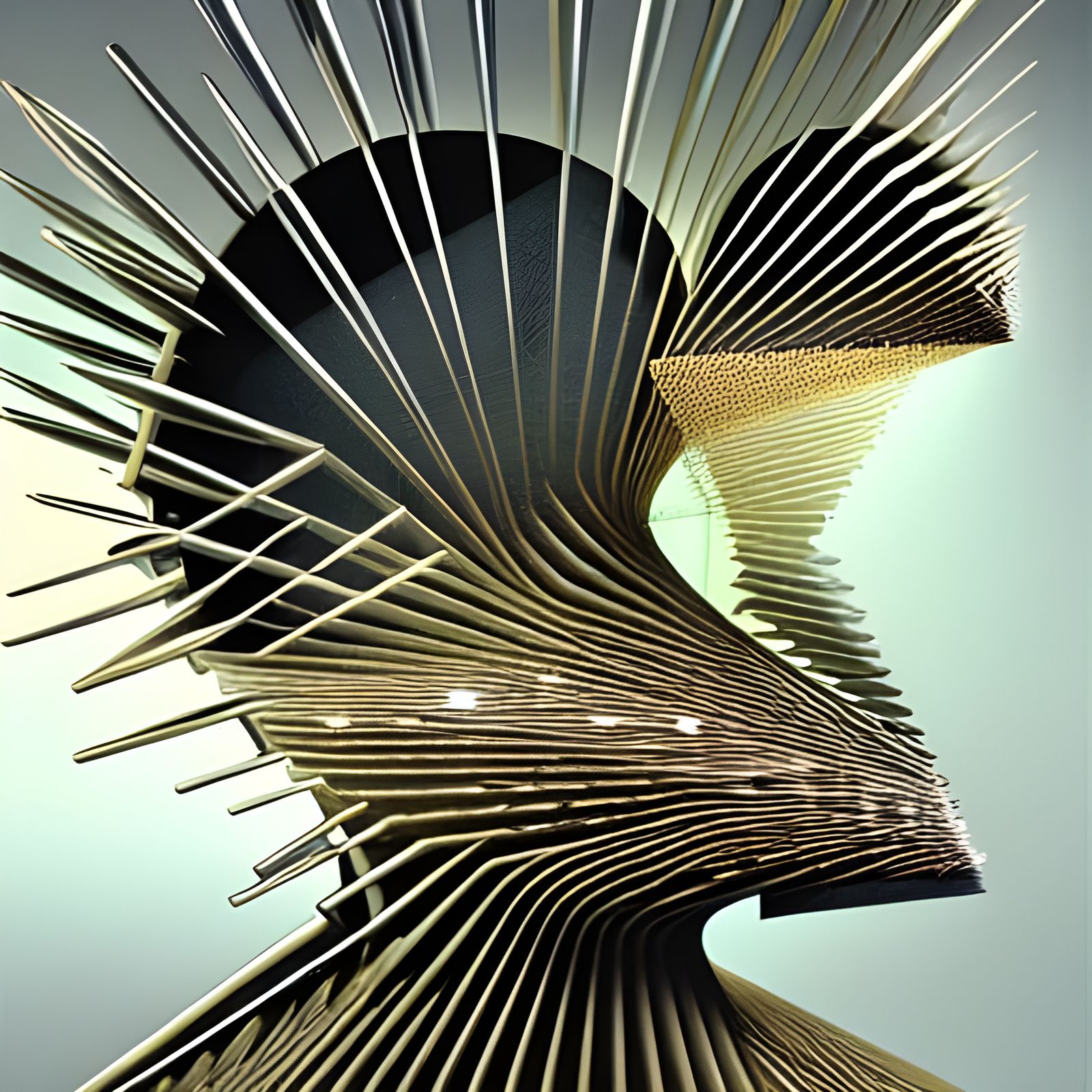 Complex Liminal Structure with Intricate Filigree Details