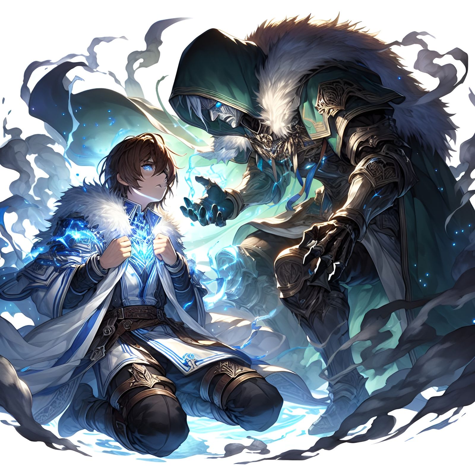 Anime Hero's Soul Drained in Fantasy Battle