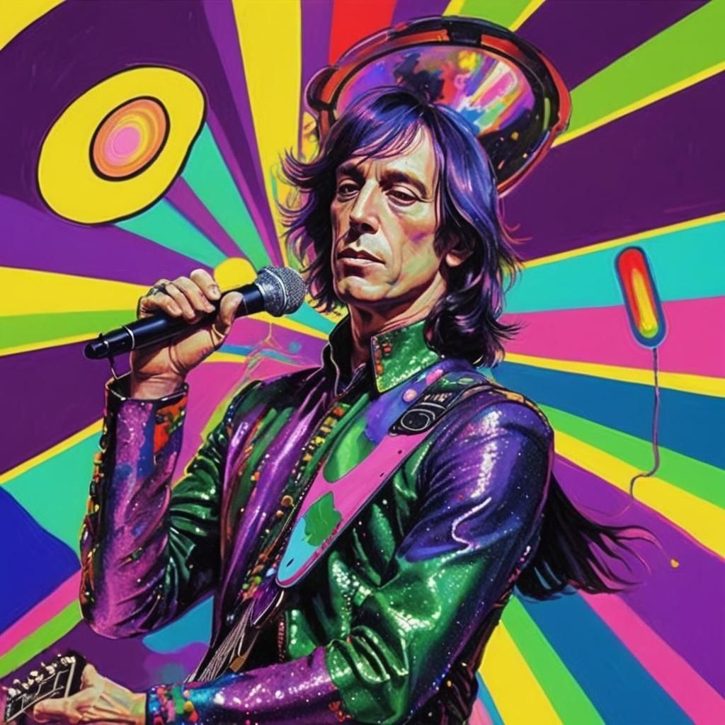 AI Generated Portrait of Todd Rundgren