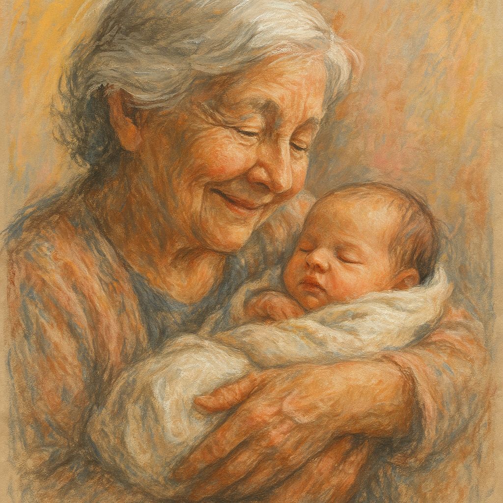 Grandmother and grandchild