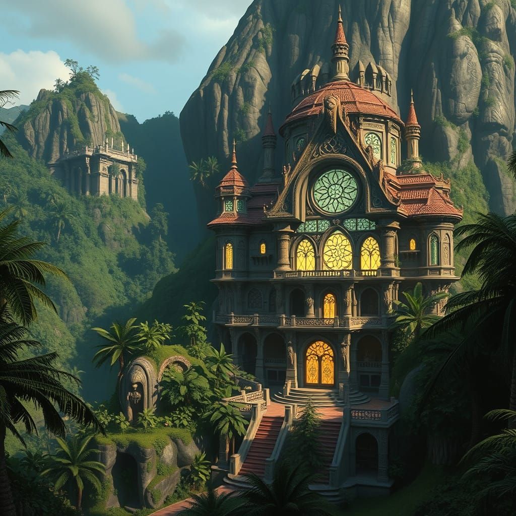 Snow Elf Sanctuary in Tropical Paradise