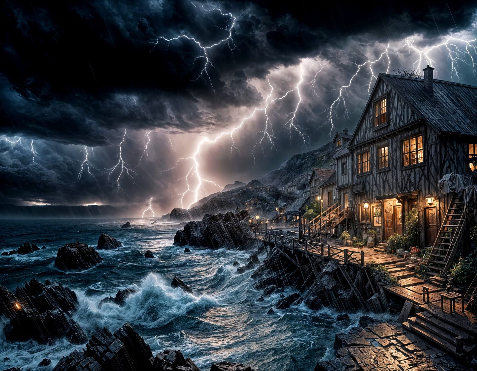 thunderbolt and lightning, very very frightening.....