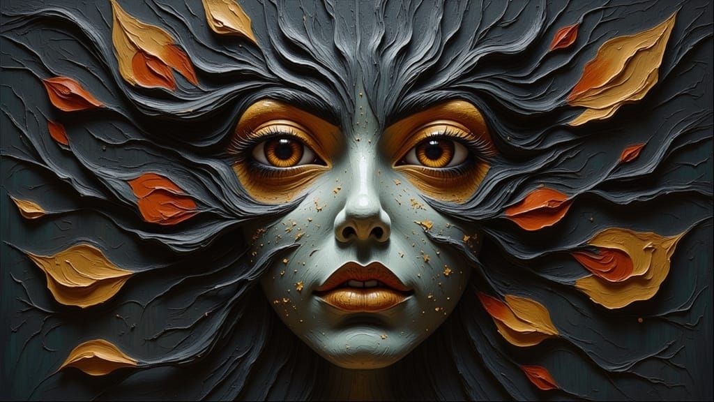 Neo Avant-Garde Masterpiece of Book-Laden Dreamscape