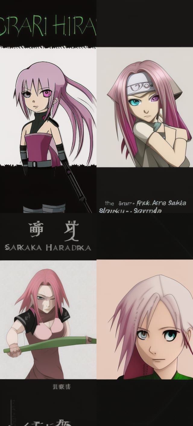 Sakura Haruno Ninja with Pink Hair and Green Eyes
