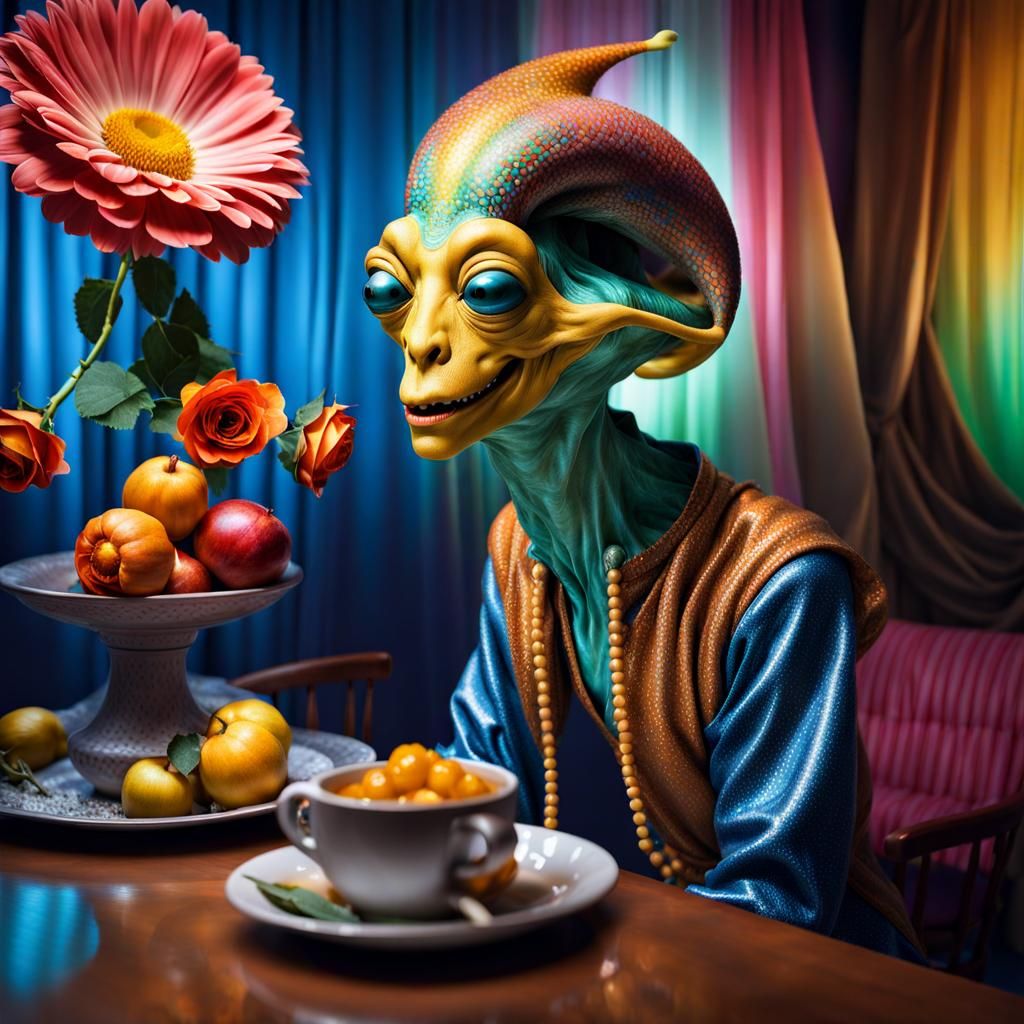 Extravagant Alien Characters in Dreamscape Photography