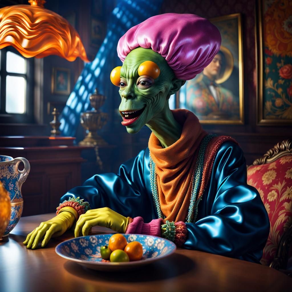 Cosmic Alien Characters in Bizarre Magical Realism