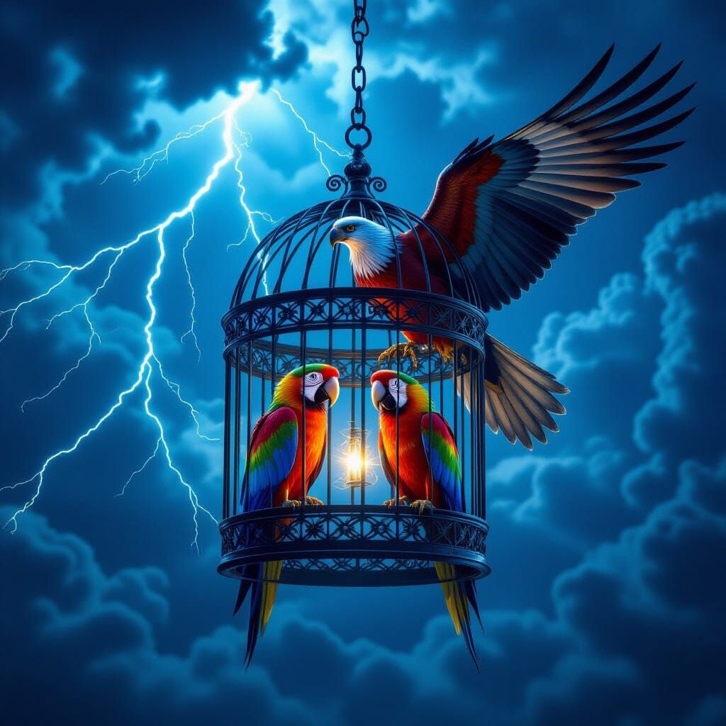 Eagle Talon Birdcage in Lightning Storm