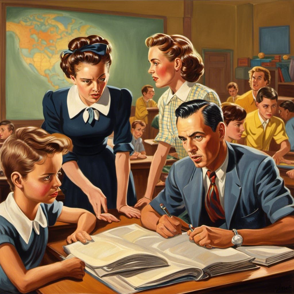 50's classroom
