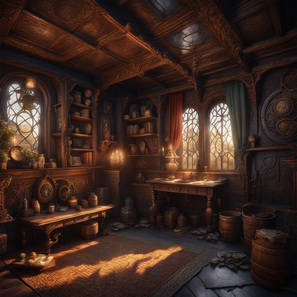 Interior of an old house II