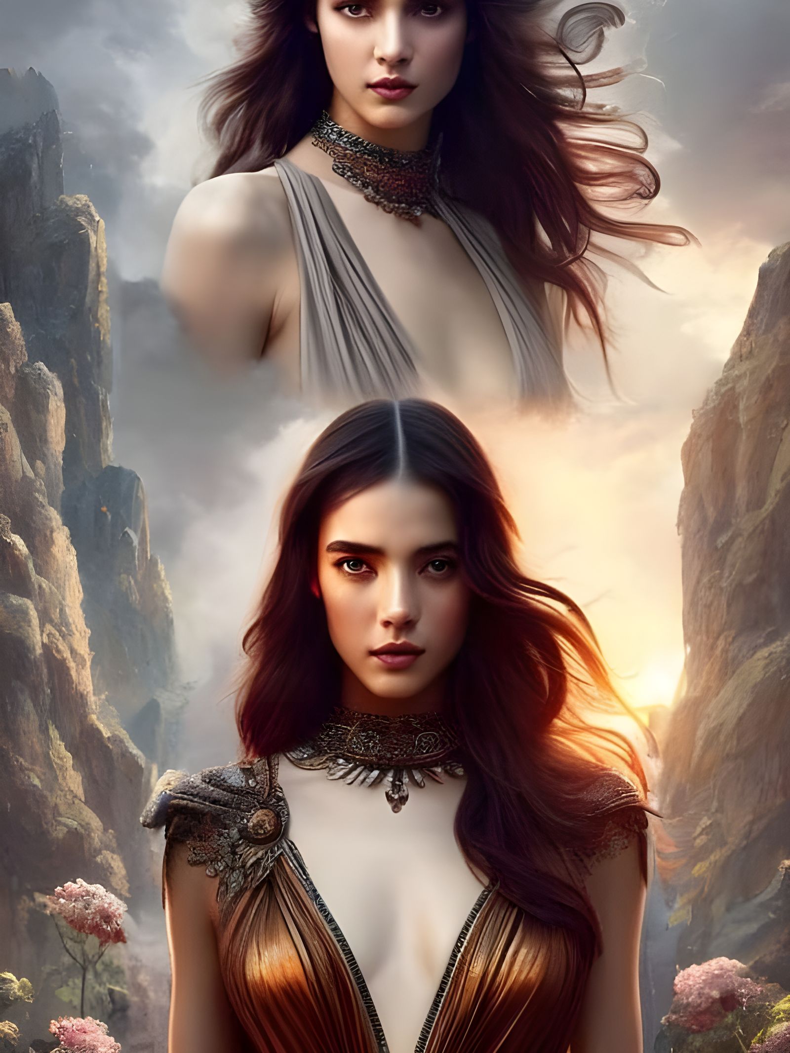 Sisters of Destiny: “Beyond the Veil of Magic, Their Fate Awaits.”