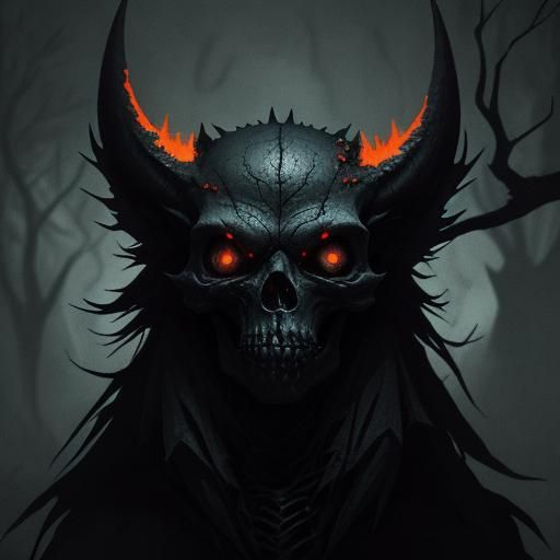 Charming Gothic Horror Monster in Chiaroscuro Lighting