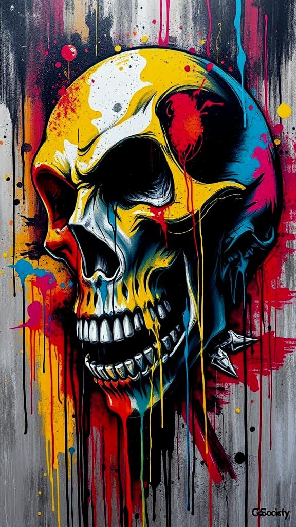 Graffiti Art: The Seven Sins in Street Art Style