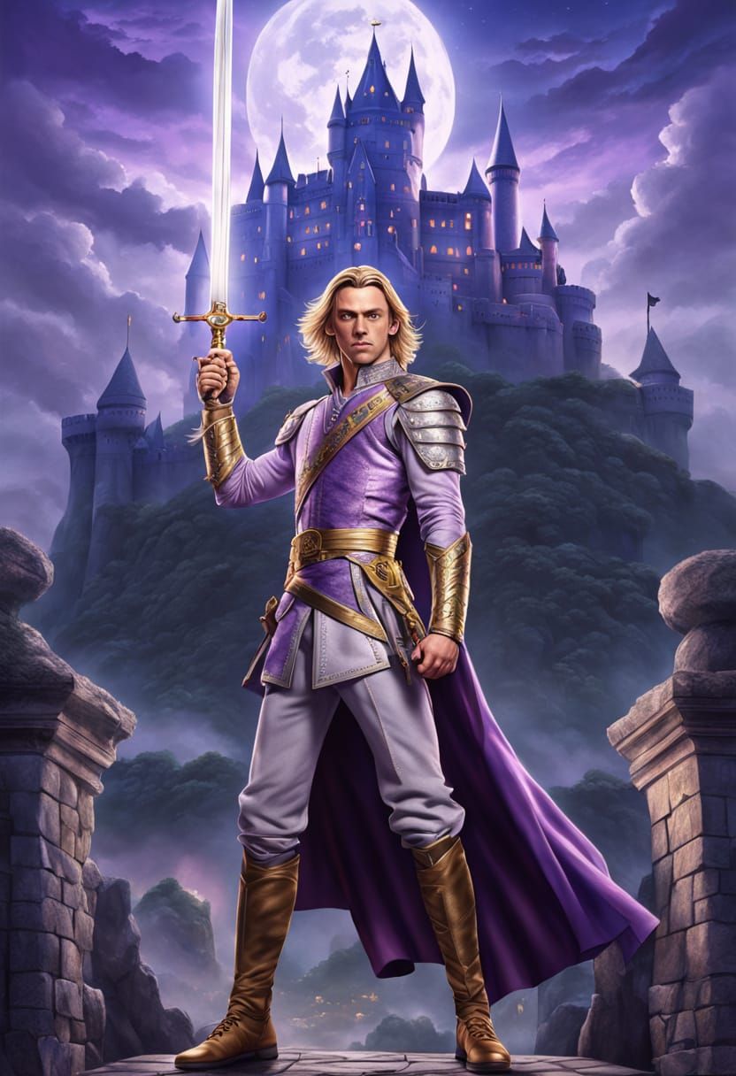 Prince Adam Raises the Sword of Power