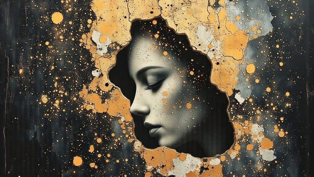 Ancient Stone Conduit to the Moon as Cosmic Mask Painting