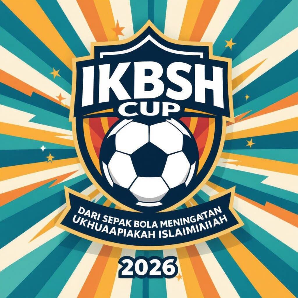 Modern Football Tournament Logo Design with Islamic Brotherh...