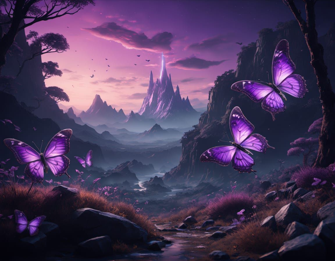 Ethereal Purple Realm