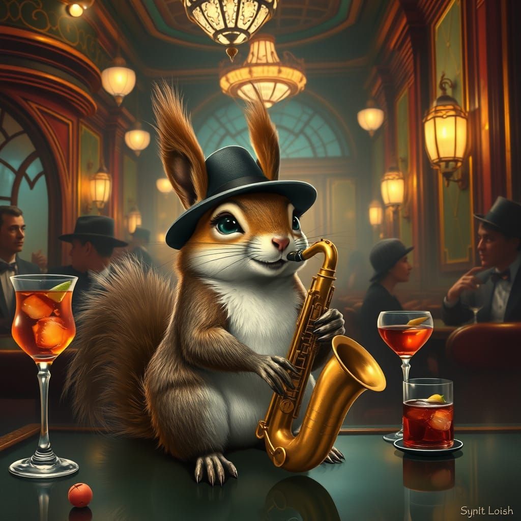 Squirrel Jazz: 1920s Art Deco Film Noir