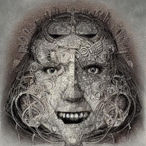 Horror Art Fusion: Doré, Rutkowski, and Gammell Styles