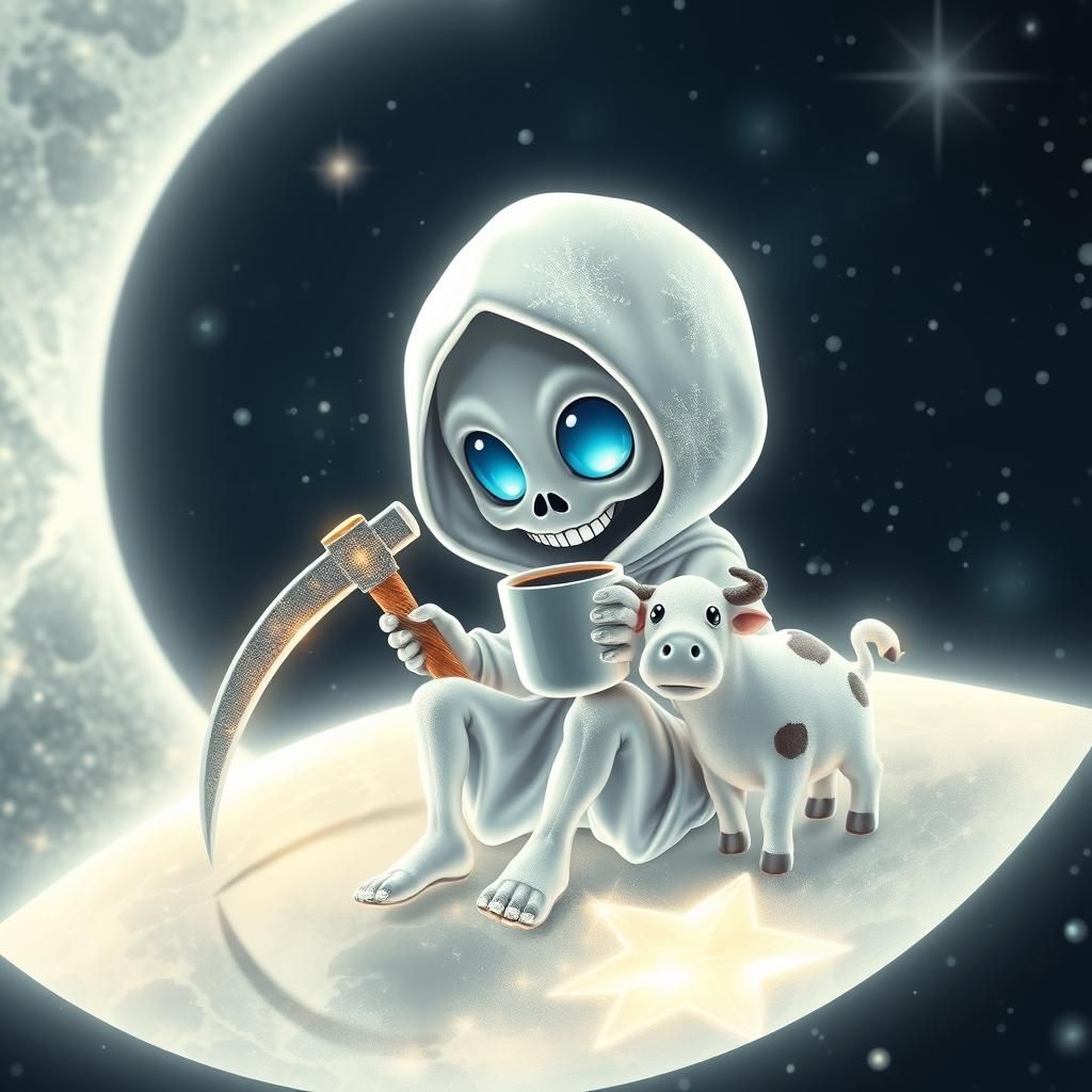 Scary, But Cute ( The Milk Reaper )