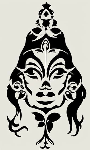 Minimalist Symbol Design on Neutral Background