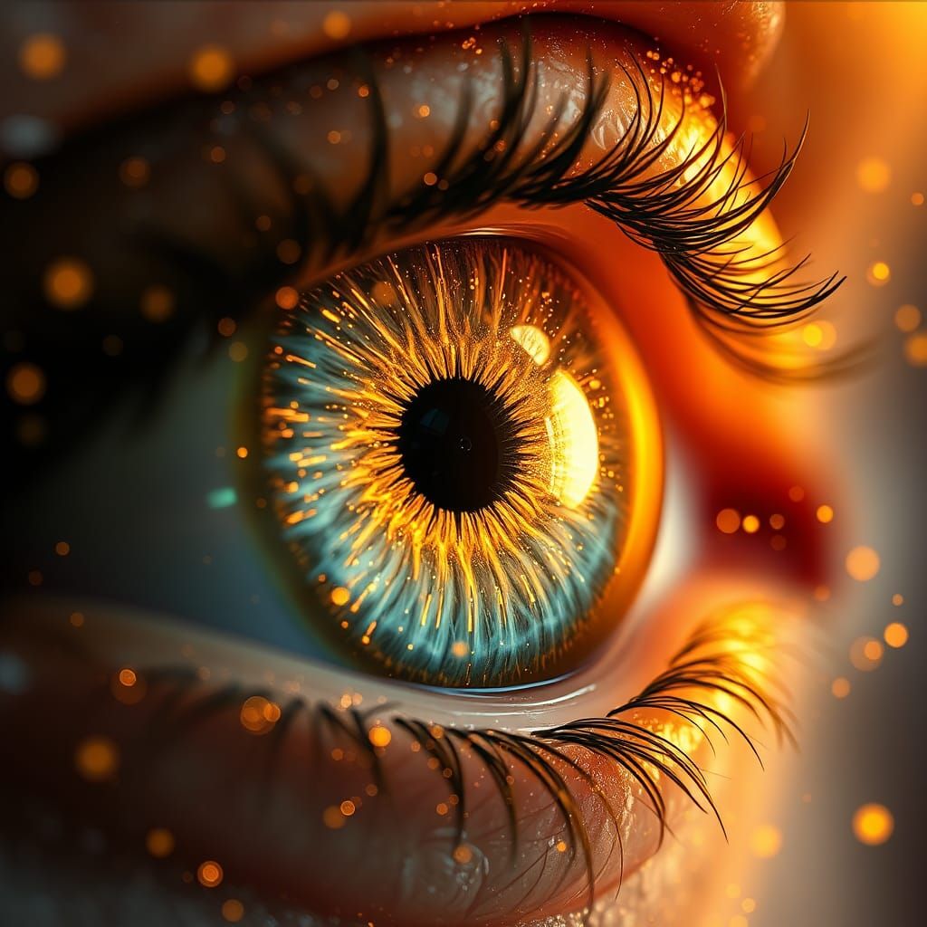 Eye of Golden Sparks: Fantasy Concept Art