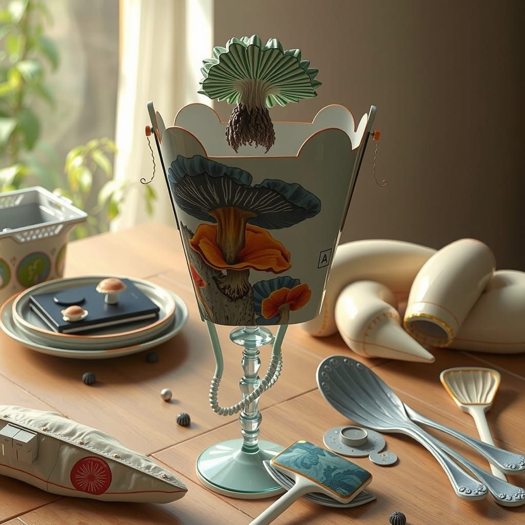 Surrealist Dreamscapes in Industrial Elegance