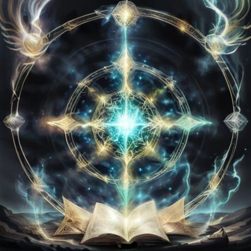 Sparkling Magical Potions in Fantasy Art Style