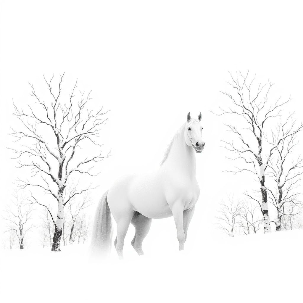 Spectral White World Where Creativity Has Died